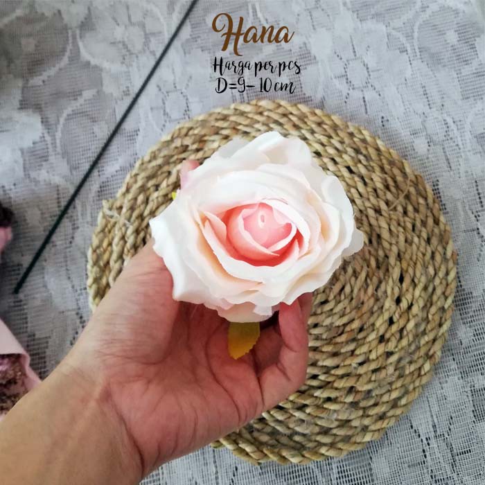 Bunga mawar plastik dekorasi/bunga plastik artificial-6