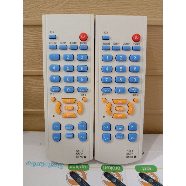 REMOT REMOT TV CHINA TABUNG 55L1,55L7,8873