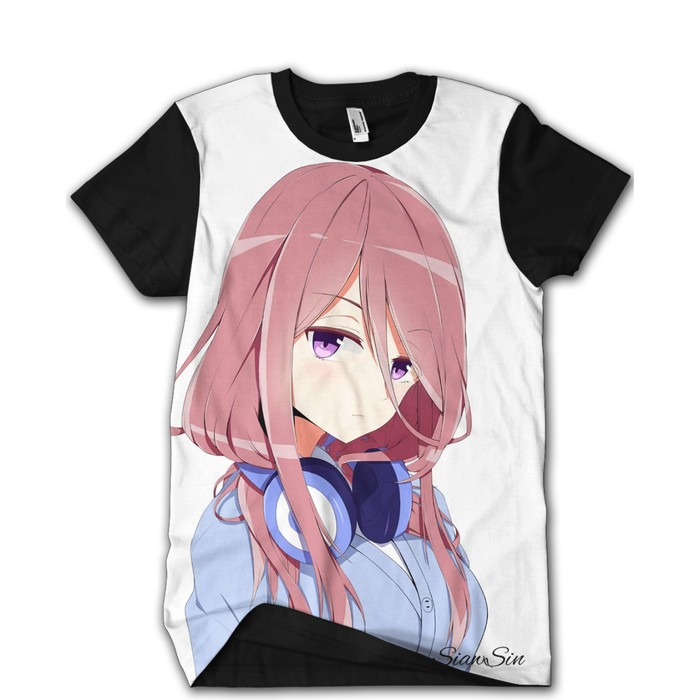 PROMO Kaos 3D Anime Miku Nakano