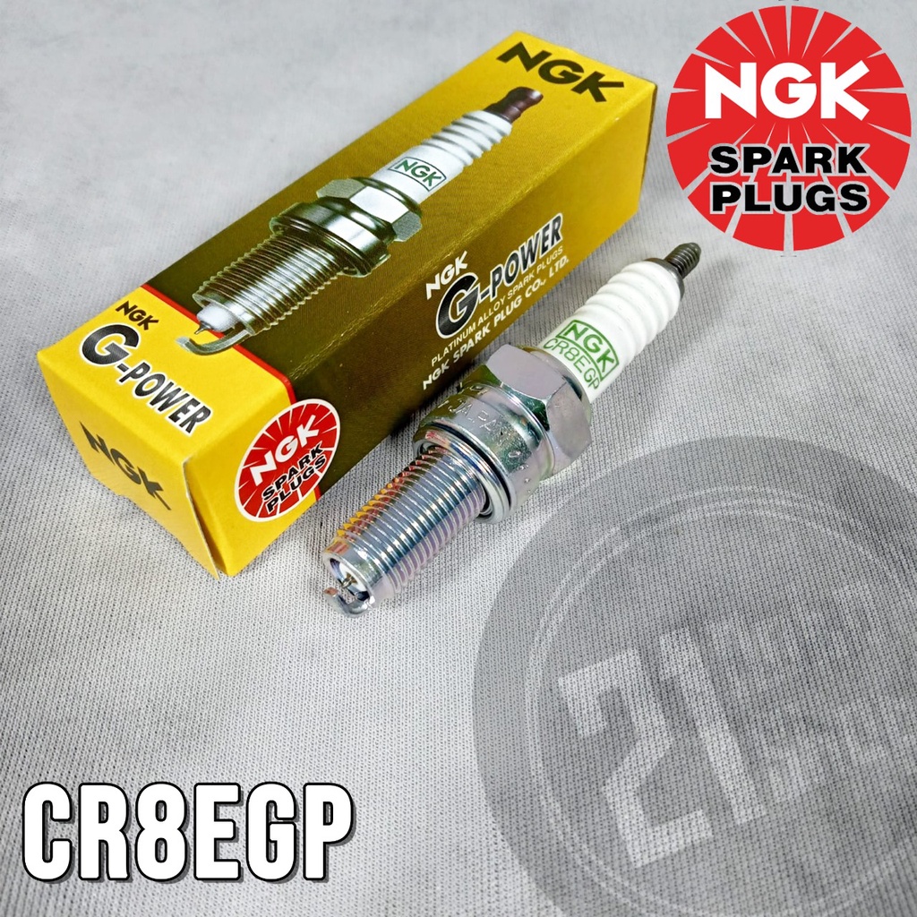 Busi NGK G-Power CR8EGP Platinum Husqvarna Vespa Satria Vixion Ninja