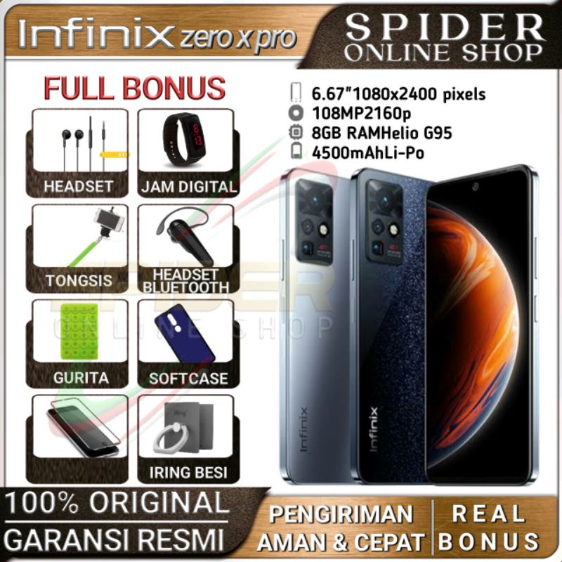 INFINIX ZERO X PRO 8/256 &amp; ZERO X NEO 8/128 RAM 8GB ROM 256GB GARANSI RESMI INFINIX