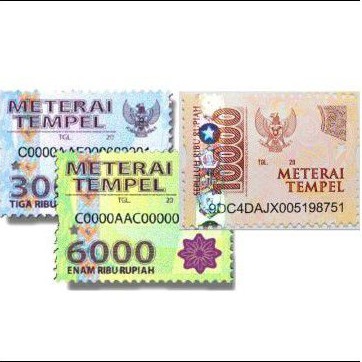 

MATERAI Matrai 3000, 6000, 10000 / 3.000 /6.000 / 10.000 ORIGINAL ASLI materai LANGSUNG DARI POS