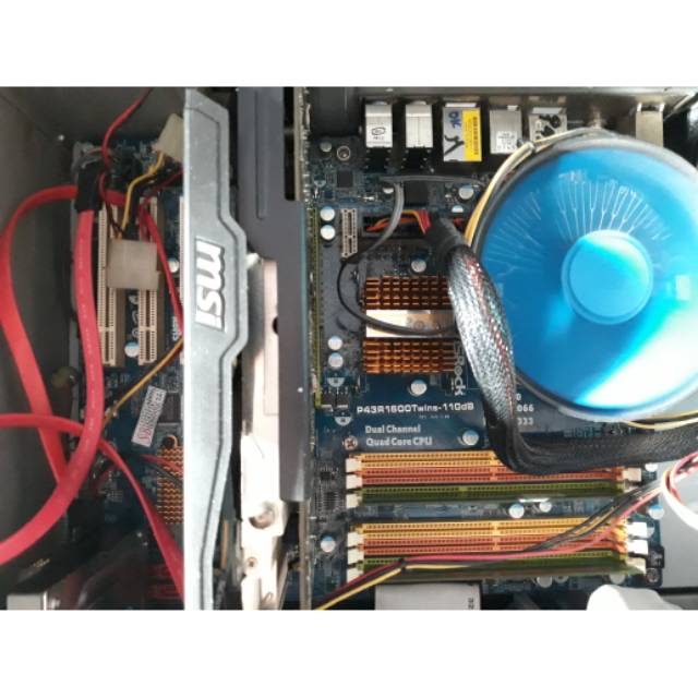 Paket Intel E8400 & P43 ddr3 Lga775 motherboard Asrock Core2duo bkan Quad core G41 asus msi gigabyte