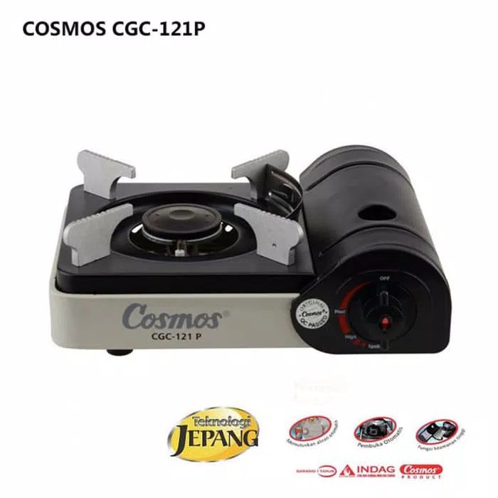 Kompor Gas Portable COSMOS CGS-121P (1 tungku).