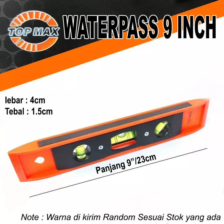 

Waterpass 9" (inch) 22,5cm / Waterpass Mini