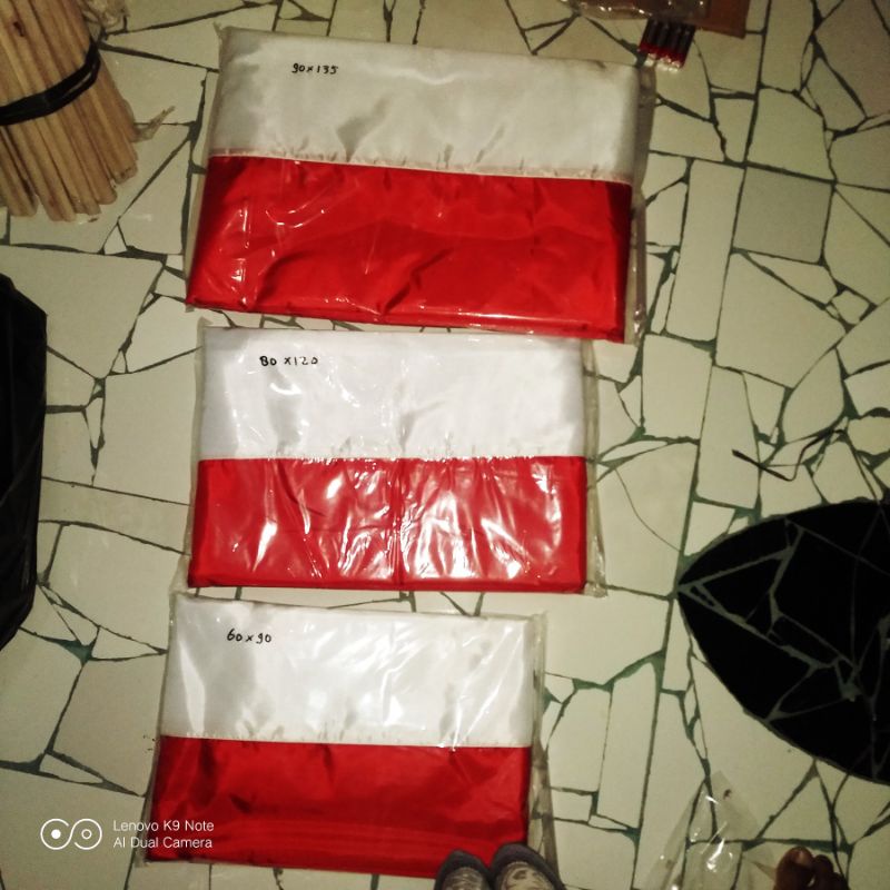 Bendera merah putih (peles) Eceran harga grosir