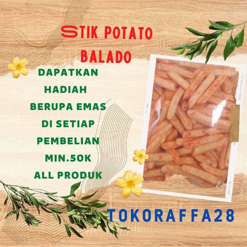 

Stik potato balado /stik potato / stik balado bisa cod
