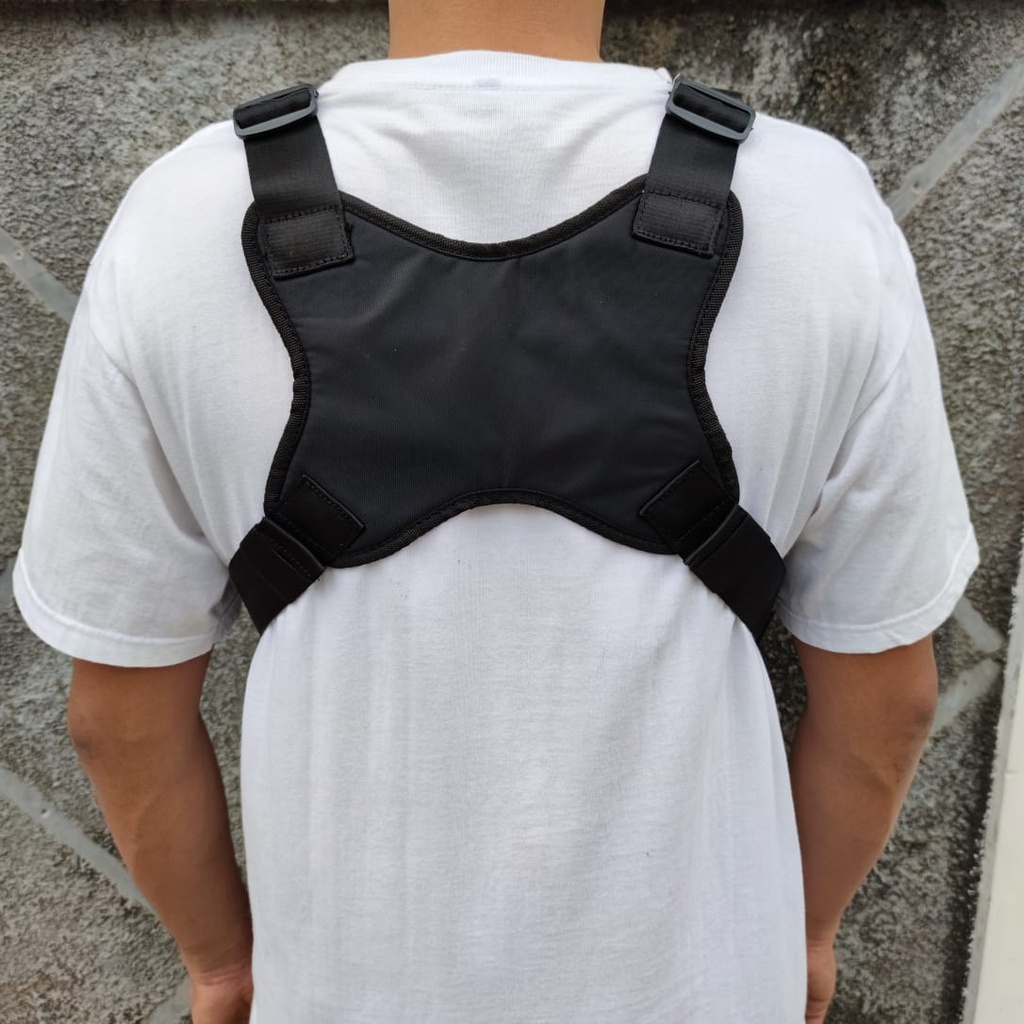 Chest Bag Chest Rig Bag Tas Dada Tas Rompi Tas Sepeda Tas Selempang Dada Pria