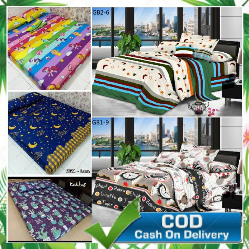Sarung kasur busa resleting no 3 120x200x15 murah urung kasur sprei