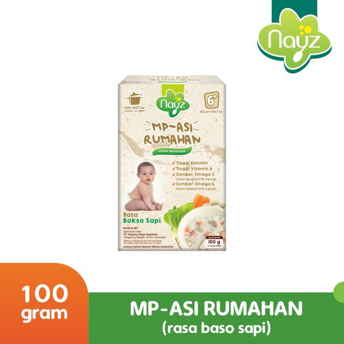 NAYZ MPASI RUMAHAN RASA BAKSO SAPI / 100 G