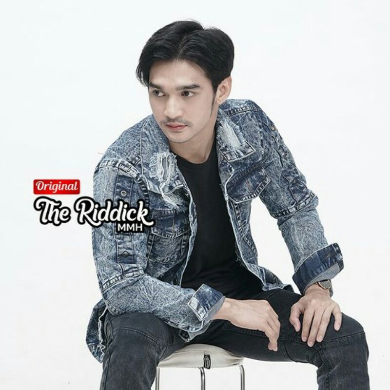 Jaket Jeans Woshing Pria Jaket Jeans Sobek Belakang Jaket Jeans Distro Pria Jaket Pria