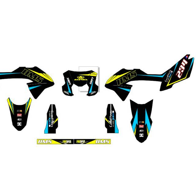 Decal sticker KLX BF /KLX 150S /DTRACKER / GORDON/