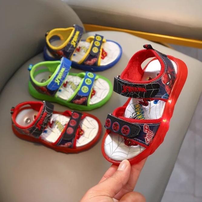 Sepatu SANDAL Anak Laki-laki LED IMPORT Model AVENGER