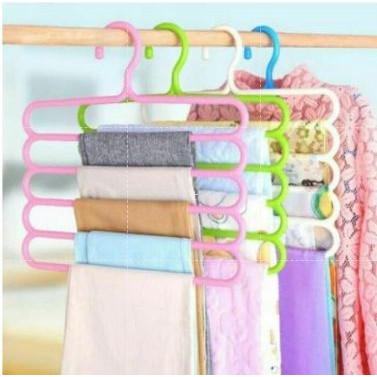 GM132 COD Hanger Gantungan Pakaian 5 Tingkat Multifungsi Hanger Handuk Jilbab