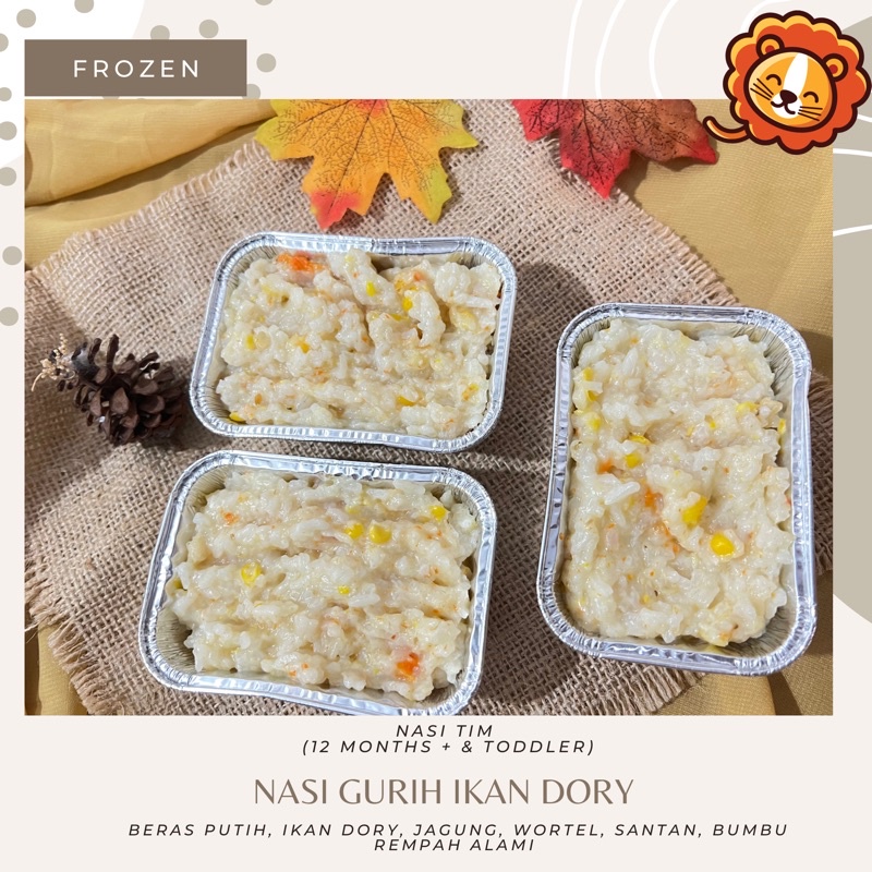 NASI GURIH IKAN DORY NASI SEMUR BOLA DAGING GORENG BEEF KEJU NASI UDUK AYAM KIDSMEALS MPASI FROZEN