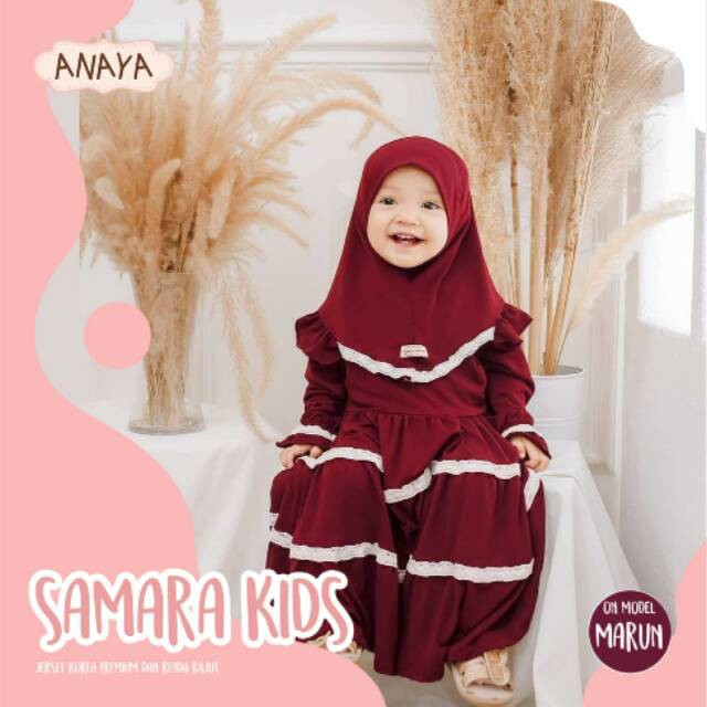 GAMIS SAMARA ANAYA - GAMIS ANAK - BAJU MUSLIM ANAK