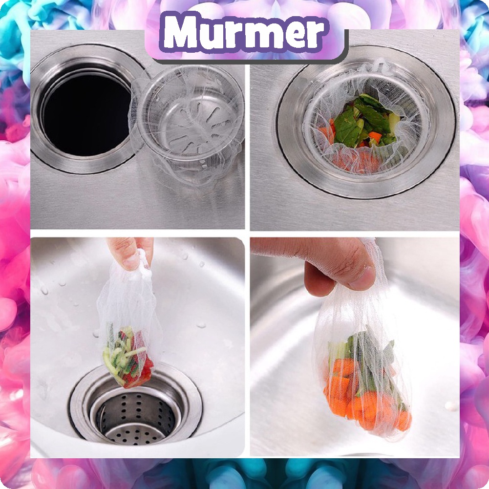 MurmerOfficial Jaring Saringan Wastafel filter cuci piring sisa sampah makanan Sink Filter Net Strainer R572