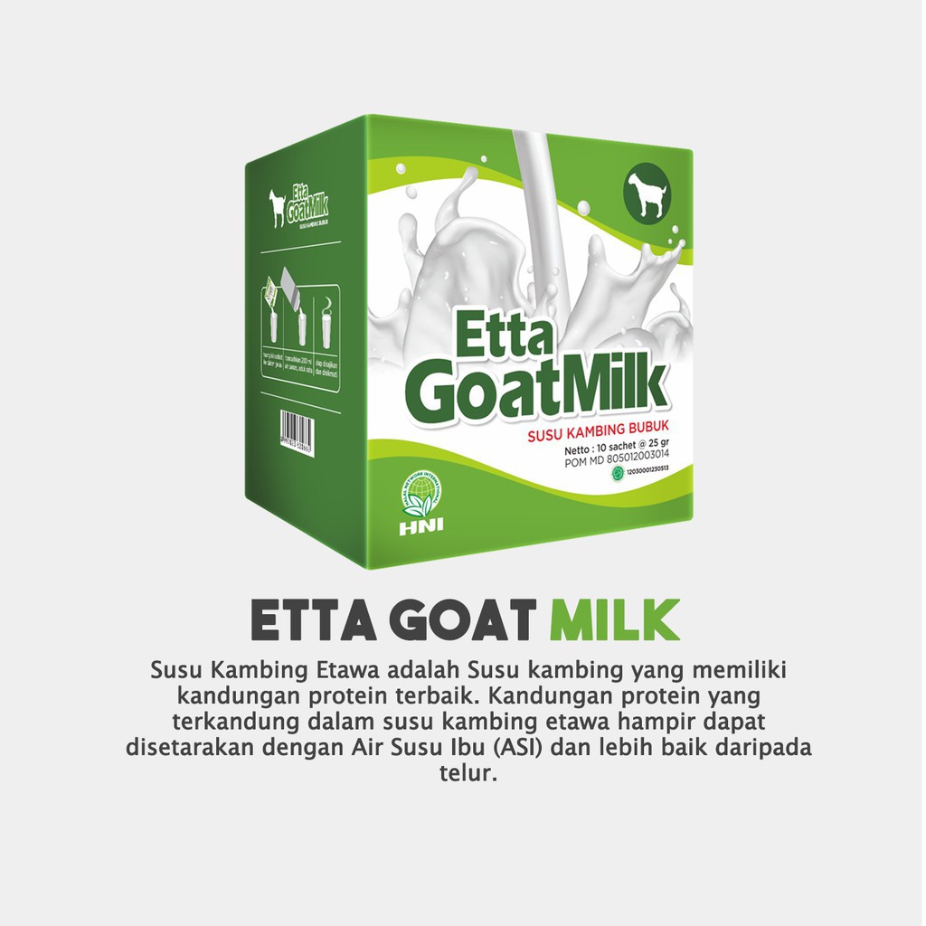 

ETTA GOAT MILK SUSU HALAL BERKUALITAS