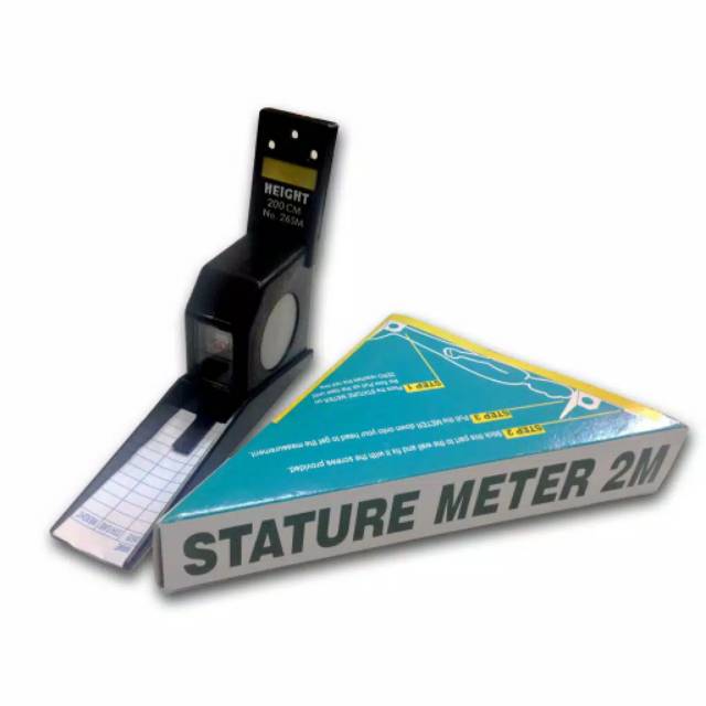 STATURE METER PENGUKUR TINGGI BADAN 200CM