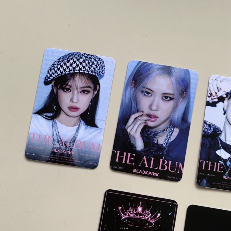 BLACK PINK PHOTOCARD THE ALBUM