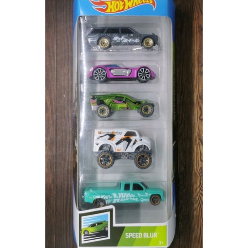 hotwheels GIFT PACK ISI 5 HW SPEED BLUR