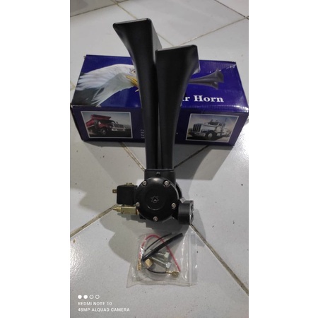klakson bus / truk model hino rk KW merk cicada 12-24 volt klakson angin model hino rk KW