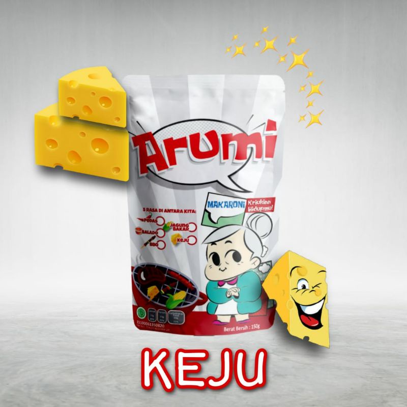 

Makaroni Kriuk / ARUMI -150gr ~ Rasa Keju