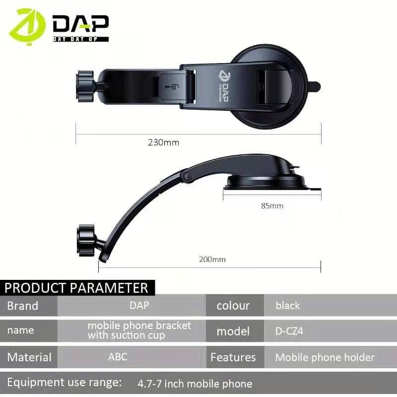 DAP CAR HOLDER D-CZ4 WITH SUCTION CUP