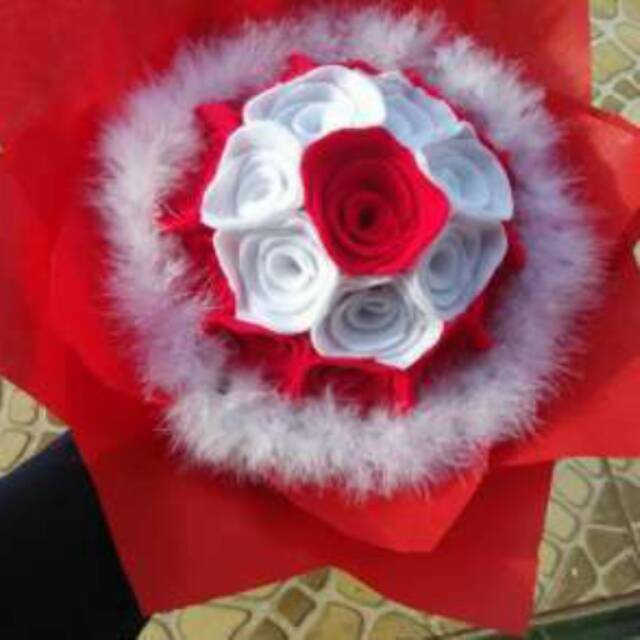 

Buket bunga flanel murah