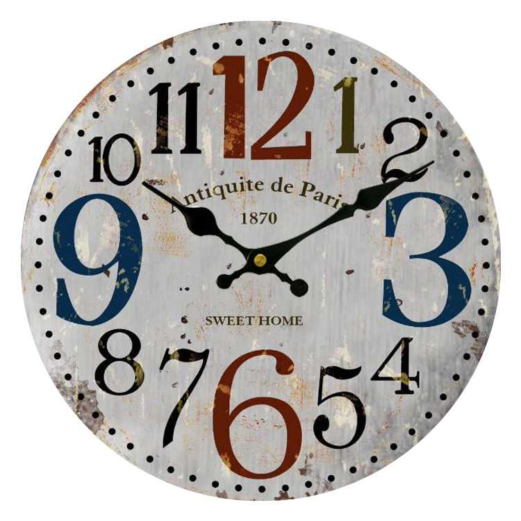 Jam Dinding-Jam Dinding Model Vintage Wood-Jam Dinding Model Vintage-Jam Dinding Kayu