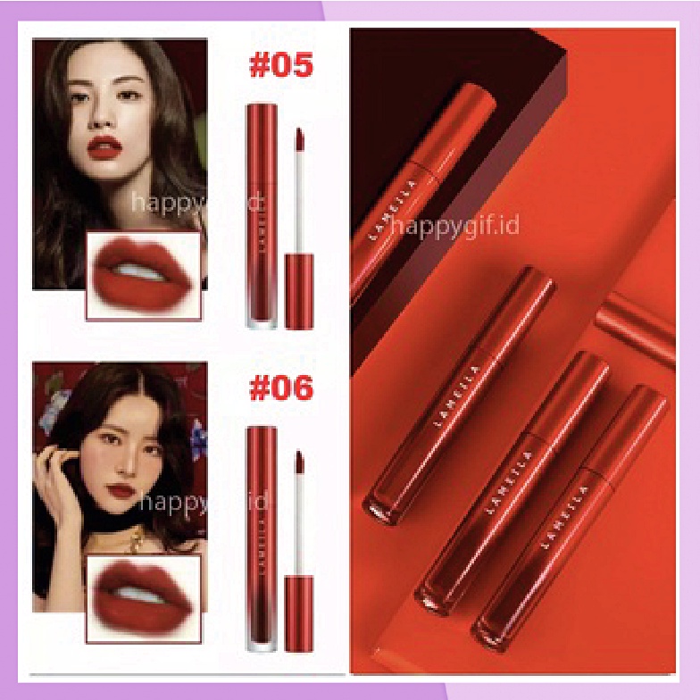 LAMEILA RED EDITION Lipstik Matte Lip Glaze Liquid Lipstick LA057