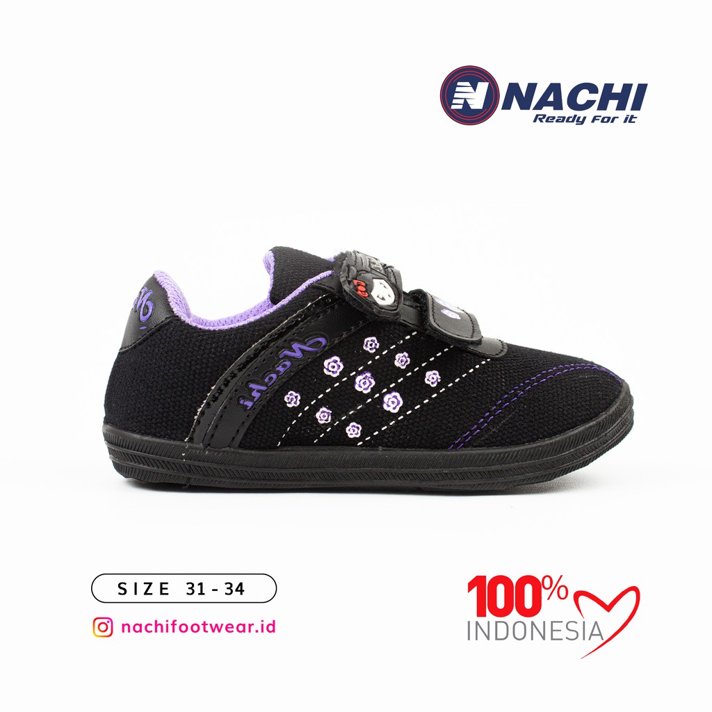 Sepatu Sekolah Anak Bahan Import - Nachi OKINAWA (31-34)