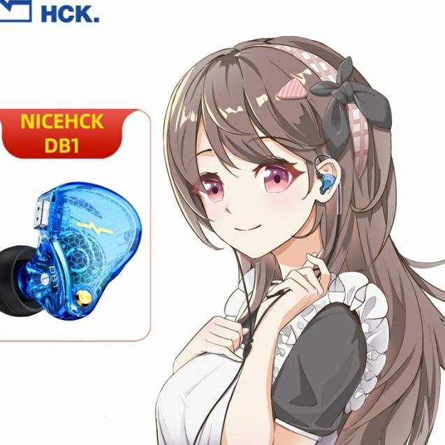 SALE NiceHCK DB1 with Mic HIFI Music In Ear Earphone Dynamic Driver Anime