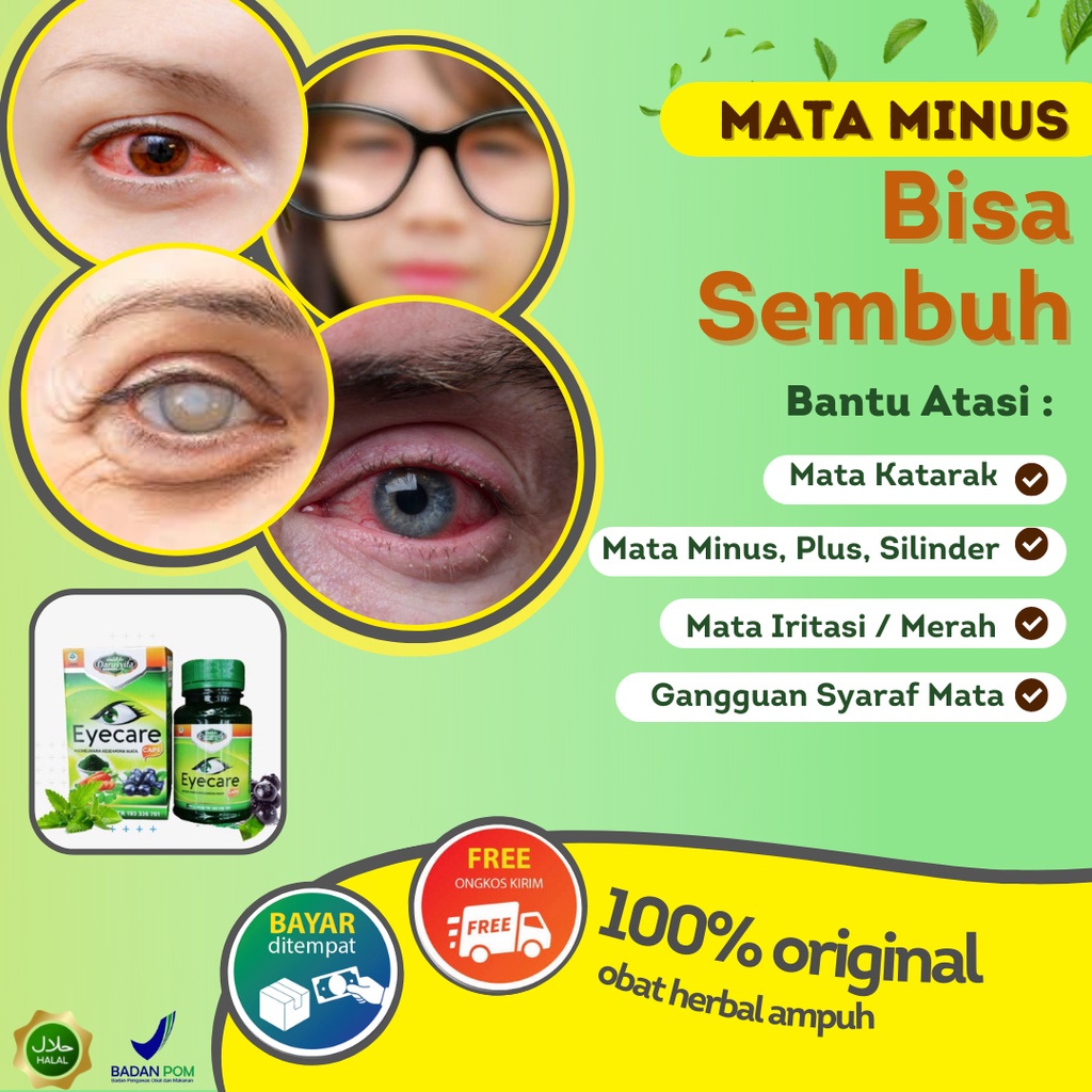EYECARE MATA MINUS | VITAMIN MATA KESEHATAN MATA | VITAMIN MATA MINUS PLUS / KATARAK / SILINDER