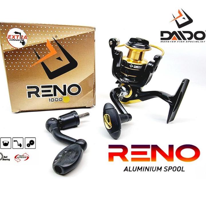 Lagi Tren.. Reel Spinning Daido Reno dan Zodias 3000 4000 6000 Gratis Handle Murah
