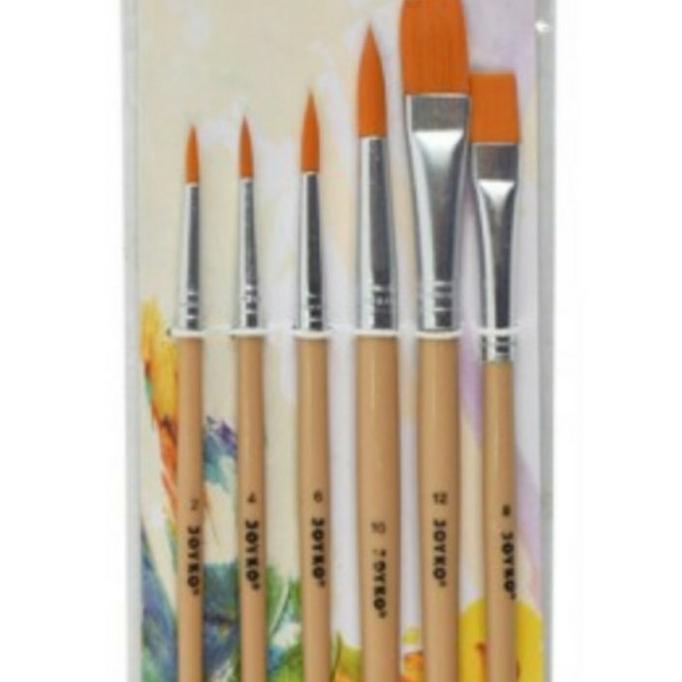 

Paket 12 X 25Ml Cat Acrylic + 6Pc Kuas Nylon Paint Poster