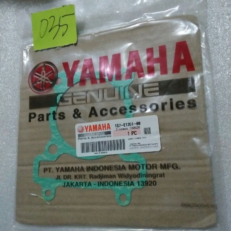 gasket cylinder Jupiter MX original kode part 1S7 E1351 00
