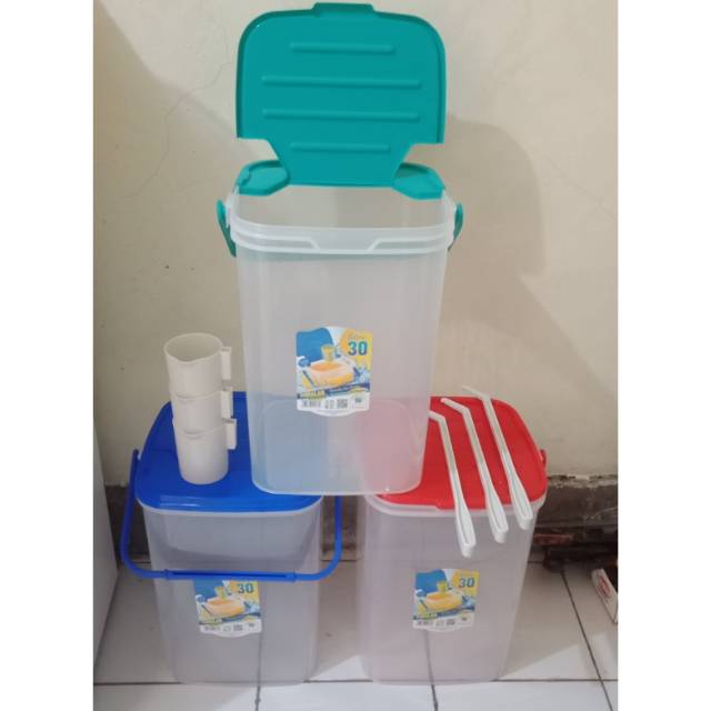 Toples Es Buah 30liter Green Leaf