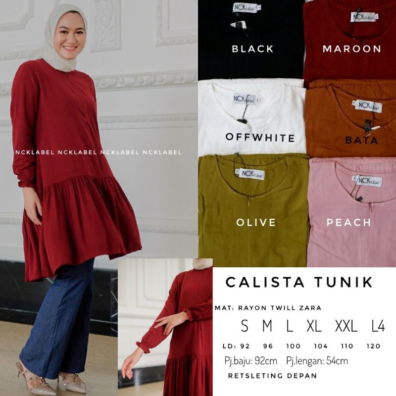 Calista tunik,ori Nck Label