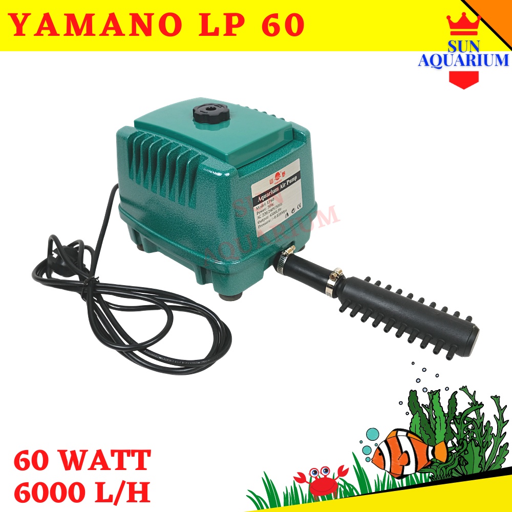 Pompa Aerator Yamano LP 60 Pompa Udara Gelembung Udara Kolam Yamano AP 60