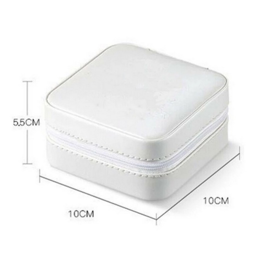KOTAK PENYIMPANAN PERHIASAN JEWELRY BOX ANTING KALUNG CINCIN AKSESORIS MINI TRAVEL PORTABEL