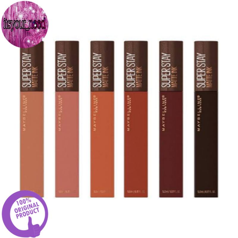 Maybelline Superstay Matte Ink Coffee Edition Liquid Lipstick Original