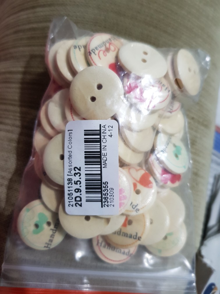 50pcs Diy Kancing Dengan Gambar Tulisan Handmade Untuk Pakaian/kerajinan Tangan