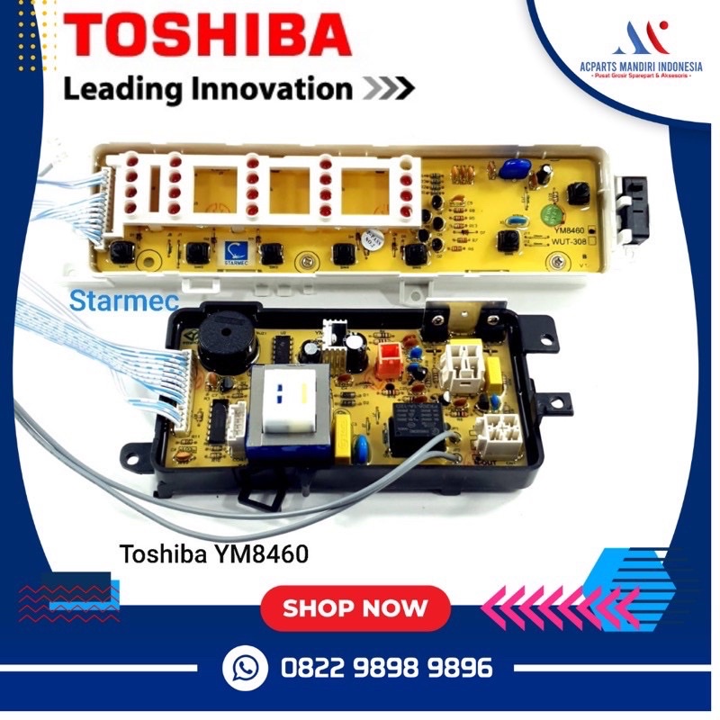 modul pcb mesin cuci toshiba AW-8300S AW-7450 AW-8400S AW-8570SN AW-7460E