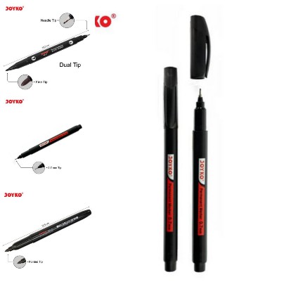 ( Ecer ) JOYKO - SPIDOL PERMANEN BLACK BLUE - PERMANENT MARKER PM -20 26 32 31 33