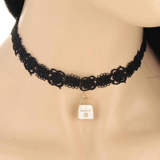 Choker Flower Lace Bag