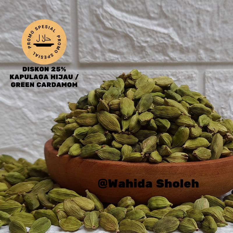 

green cardamom kapulaga hijau 100gr termurah kapulaga india kapulaga arab kapulaga murah kapulaga bagus rempah herbal