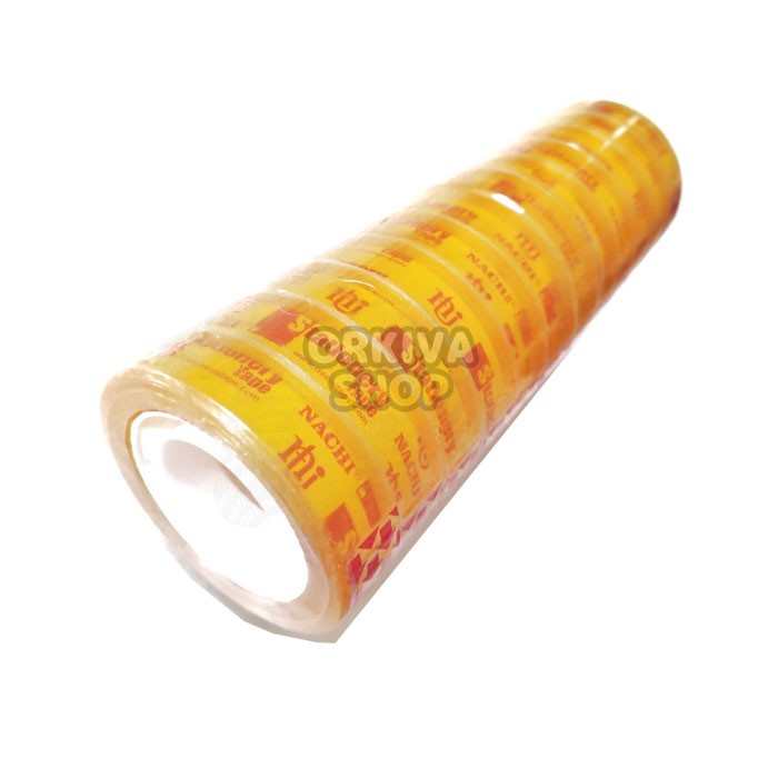 

Isolasi NACHI Bening 0,5 inch X 25 Yard (isi 3 roll)