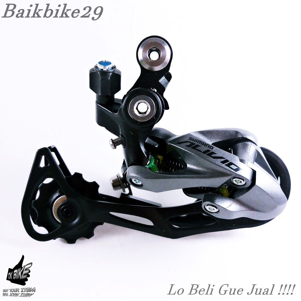 RD Shimano Alivio M4000 Shadow 9 Speed Shadow ORIGINAL Hitam Abu