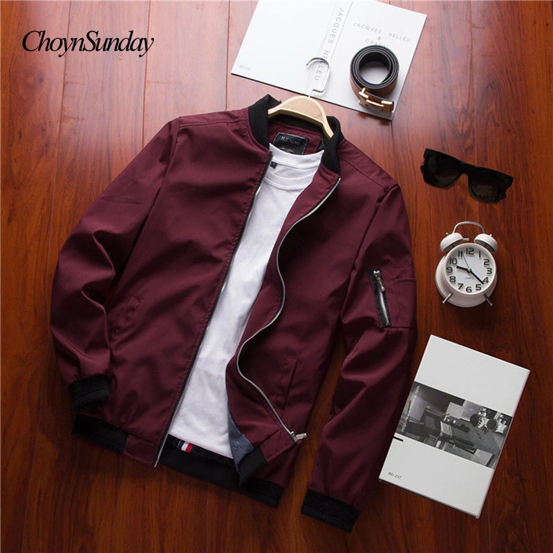 GROSIR New 2018 Jacket Men Fashion Casual Loose Mens Jacket Streetwear Bomber Jacket Mens jackets